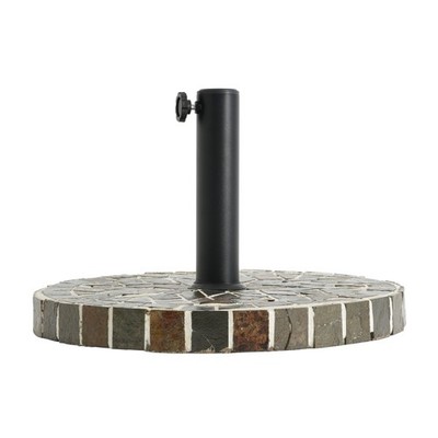 cantilever patio umbrella with sunbrella fabric 10x13ft Best Patio Umbrella with Sunbrella Fabric, Large Rectangular Outdoor Cantilever Umbrella, Cast Slate