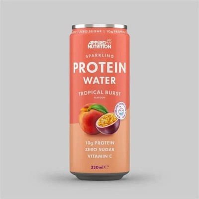 Applied Nutrition Sparkling Protein Water 12x330ml Tropical Burst