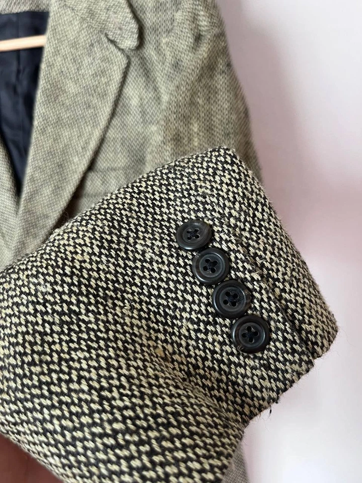 Blazer Polo Ralph Lauren espiga lino/seda/lana Foto 3 de 4