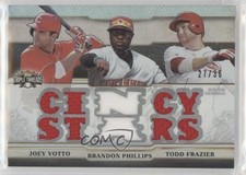 2014 Topps Triple Threads Relic Combos 27/36 Joey Votto Brandon Phillips 0qo1
