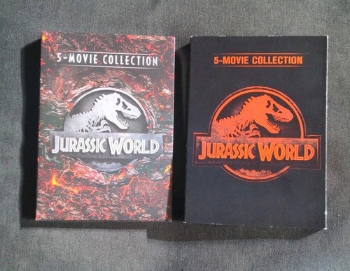 Jurassic World: 5-Movie Collection (DVD Box Set 2018 + slipcover) NEW SHIPS FREE