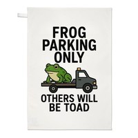 Gift Base WeißE Frosch Parkplatz Nur Sonst KröTe Teehandtuch Witz Geburtstag