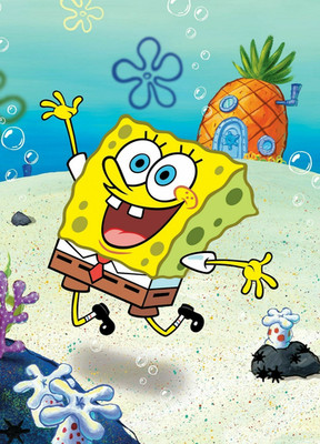 Sponge Bob Spongebob  Square Pants Vintage Comics and Cartoons   8.5x11 Print
