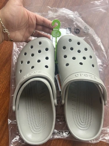 Brand New With Tags Unopened Crocs Classic Clog Unisex US M7/W9 EUR 39-40 Grey