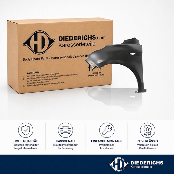 KotflÜGel Vorne Rechts Diederichs 1462007 FÜR Ford Fender SeitenflÜGel-image