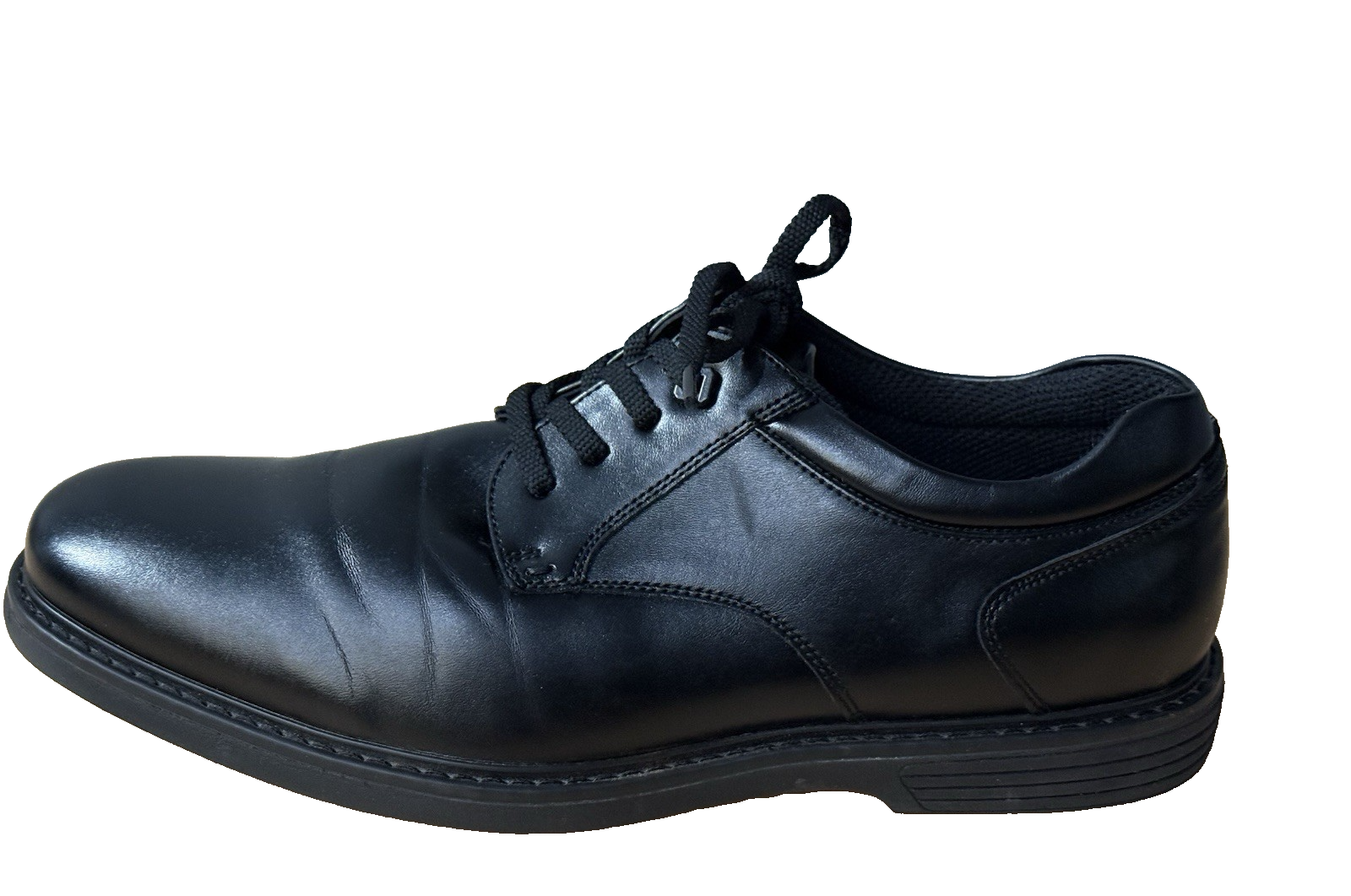 SAOLA Nunn Bush Wade Oxford da Lavoro a Punta Tinta Unita Uomo Taglia 10 M Nero