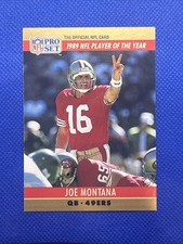 1990 Pro Set - Award Winner Joe Montana #2 Jim Kelly 3,521 yards