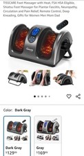TISSCARE Shiatsu Foot Massager with Heat, FSA Eligible HSA Foot Massager R05