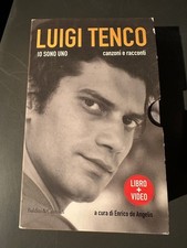 LIBRO + VHS LUIGI TENCO - IO SONO UNO - ENRICO DE ANGELIS - BALDINI & CASTOLDI