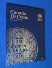 New Whitman Folder 3202 Canada Canadian 10 Cent Coin Folder Vol 1 1858-1936