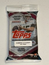NUMBERED AUTOGRAPH - 2026 Topps NFL Football AUTO AUTO Fat Hot Pack Jaxson Dart?