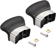 2 Pcs Replacement Pan Handles with Screws for Single-Hole Pots and Pans