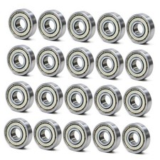 608-ZZ Ball Bearings PCS Double Metal Sealed Shielded Miniature Deep Groove 20