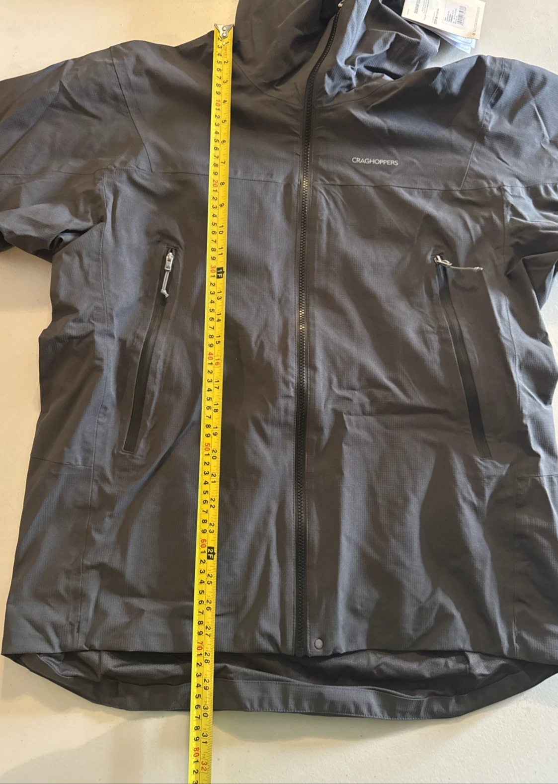 CRAGHOPPERS Dynamic Pro Men's Jacket in Black Pepper Marl L Large *READ* $225 - product detail image 14