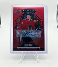 Upper Deck 2022-23 Allure Rookies Lukas Reichel #127 CHI Red Rainbow Auto RC