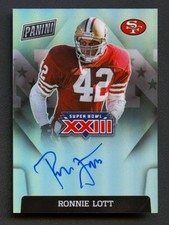 Ronnie Lott Cards, Rookie Card and Autographed Memorabilia Guide 14