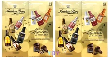 2 x Anthon Berg Chocolate Liqueur Original Spirits 64 CT 2.2LB, Total 128 ct NEW