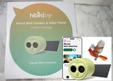 4K HD Bird Camera, Hibird Smart AI Identify/Solar Panel Kit, 2.4G/5G Wireless