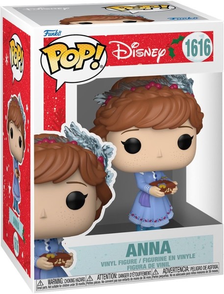 Gadget - Disney: Funko Pop! - Princess Holiday - Anna (Vinyl Figure 1616) -D- Fu-image