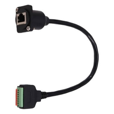 D Typ RJ45 8p8c Frauenpanel für CAT5/6/7 RJ45 Ethernet -zum Federanschlussk5937