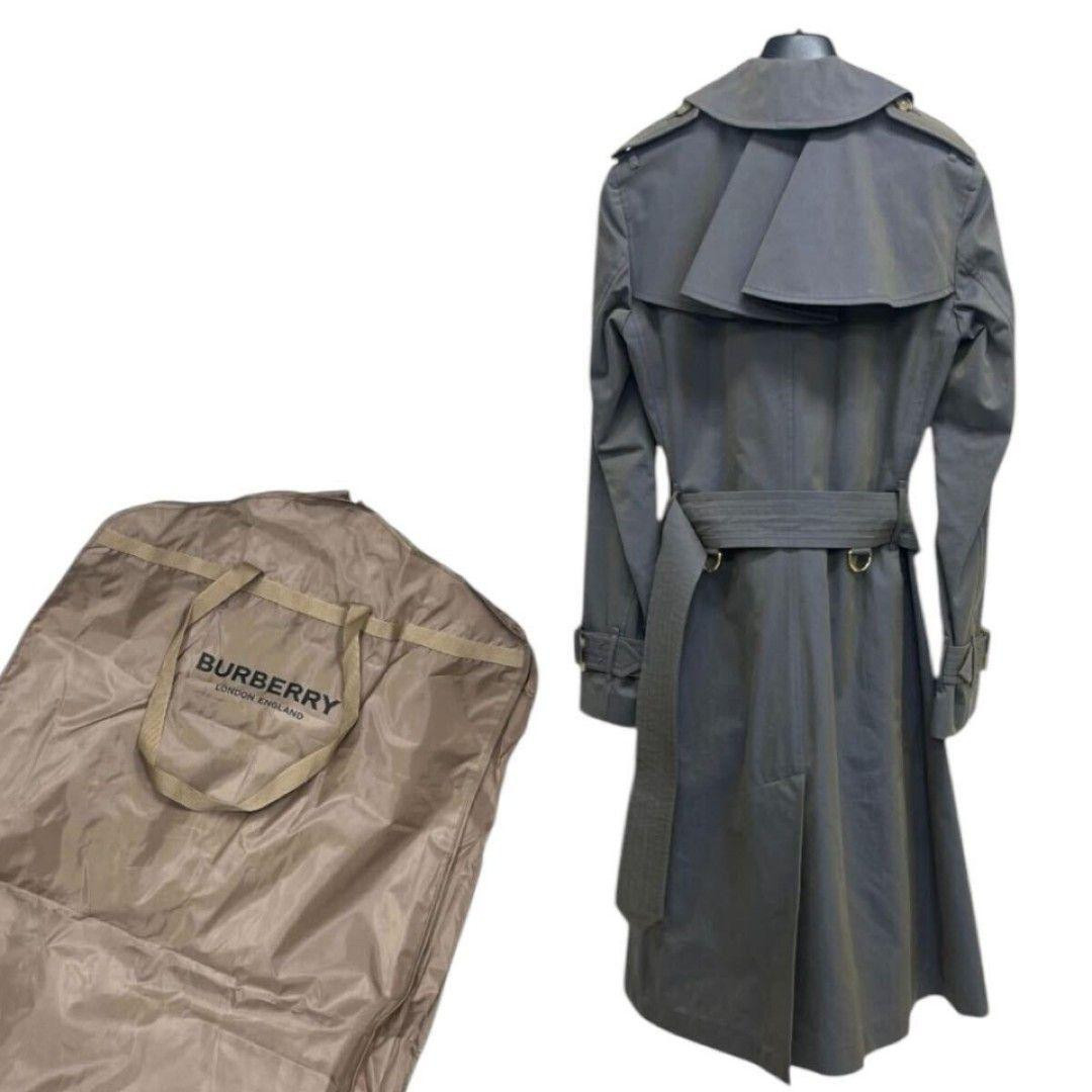トレンチコート BURBERRY Women Trench Coats 8098608C1501 Grey Burberry Trench Grey Womens Trench Coat Burberry