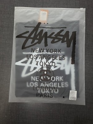 Stussy World Tour Tee Shirt Black Large | eBay
