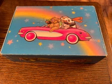 Vtg Pencil Box Bear Box Panda Polar General Box Company Made in USA