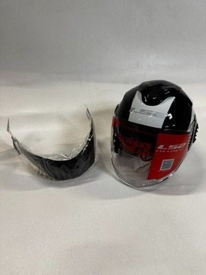 Verso Rave Open Face Motorcycle Helmet W/ SunShield Glow XS