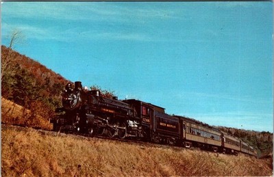Green Mountain 1246 Train Postcard Vermont Scenic Autumn Excursion