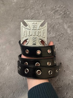 Alice Hollywood x Midnight Studios belt La Exclusive iron cross