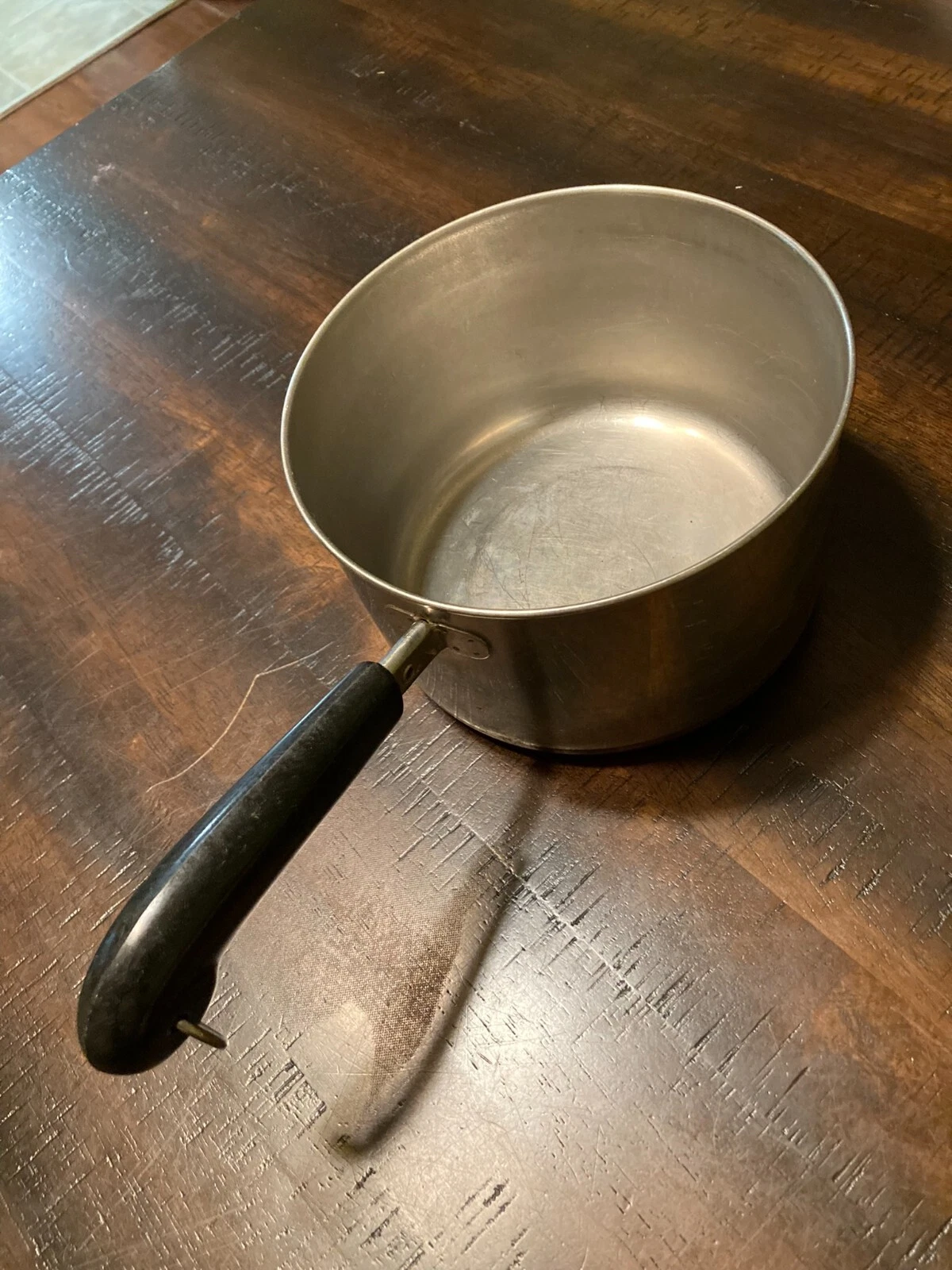 Vintage Revere Ware 3 Qt Sauce Pan 1801 Copper Bottom - NO LID
