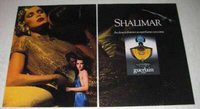1981 Guerlain Shalimar Perfume Ad - Close to Forever