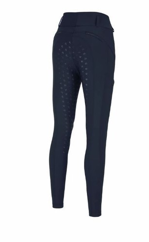 PIKEUR Damen Reitleggings Midwaist Malia Fullgrip Siedbdruck nightblue - Picture 2 of 2