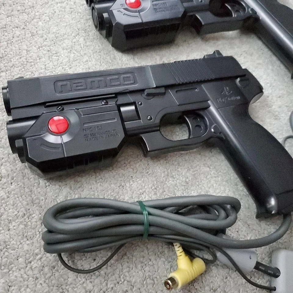 GunCon Light Gun Controller Namco NPC-103 Lot of 1~4 for PS1 Japan Used - Image 2 of 4
