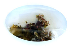 26.7ct Natural Moss Agate Oval Cabochon Scenic Landscape Loose a468