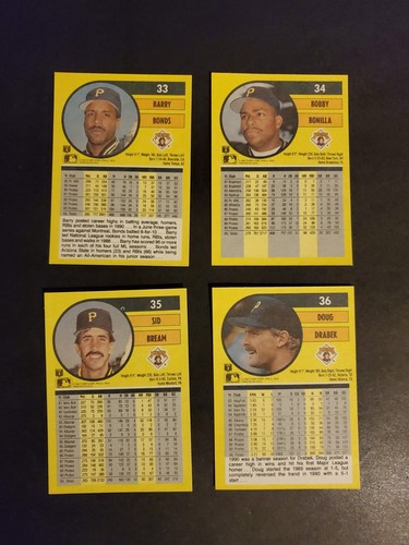 1991 FLEER PITTSBURGH PIRATES TEAM SET - Picture 6 of 16