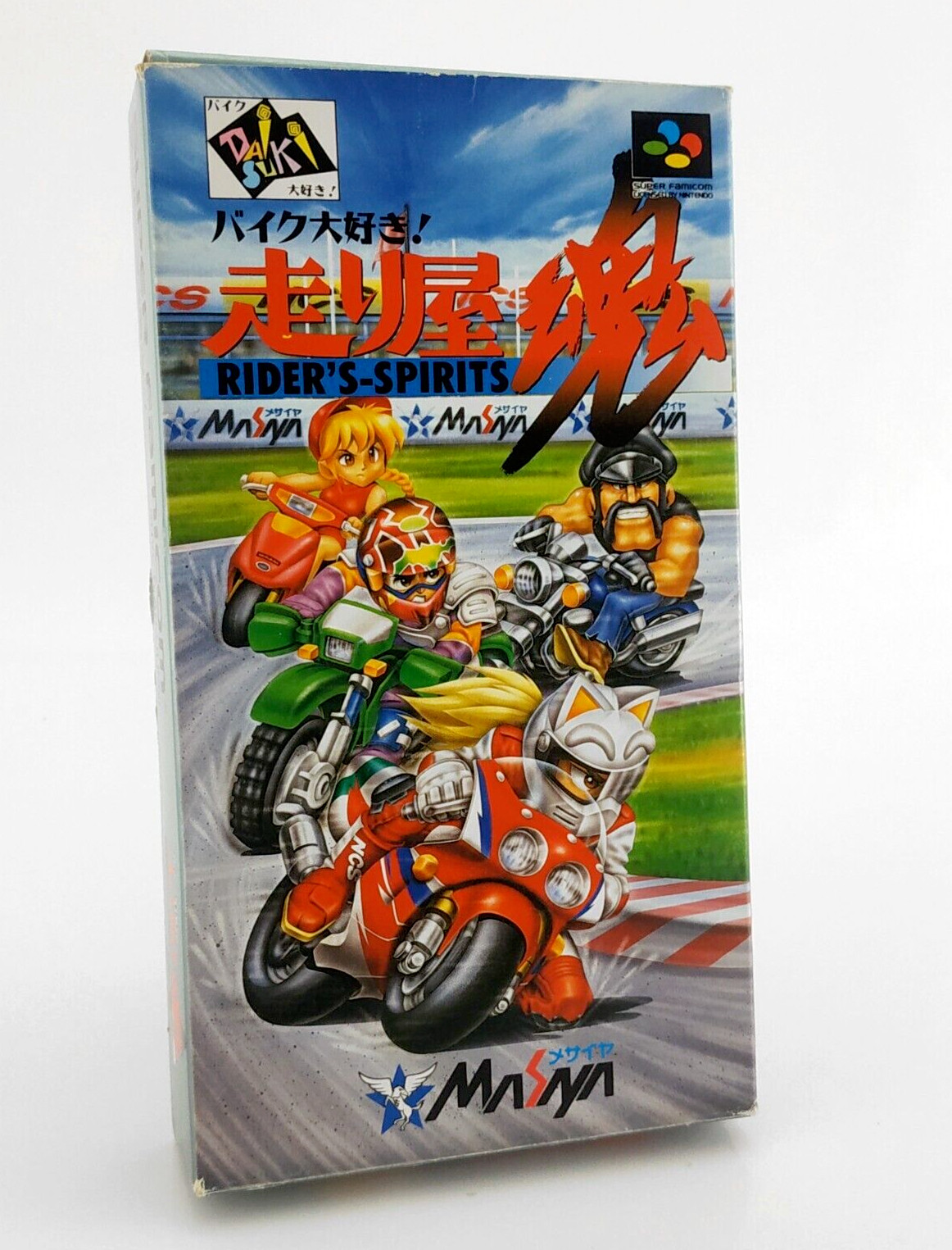 Bike Daisuki! Hashiriya Kon Rider's Spirits - Nintendo Super Famicom SFC Japan