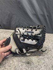 Franklin Youth Baseball Glove RTP Series 461252-9 1/2" Black  Silver Left Hand
