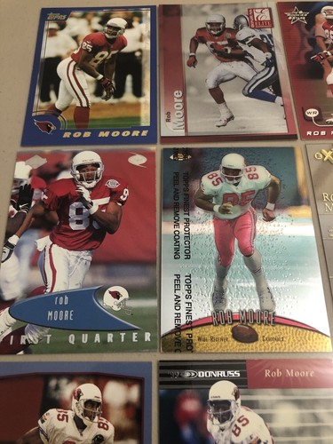 Rob Moore 🏈 Arizona Cardinals Football Cards 🏈 11 Card Lot 🏈 F245 - Picture 2 of 11
