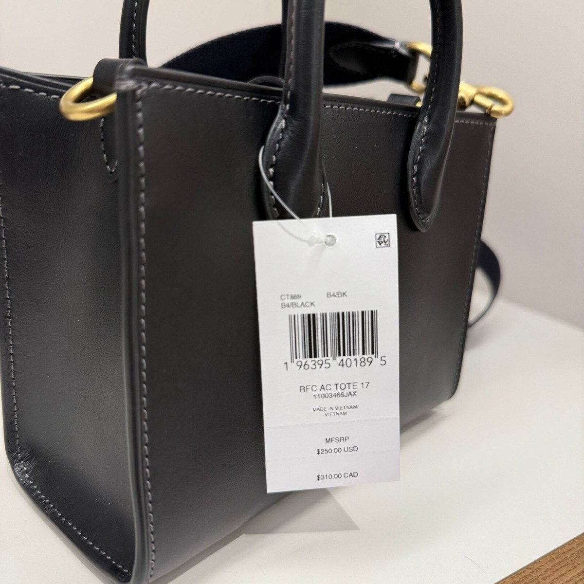 New Coach Ace Tote 17 CT889 & gift receipt | eBay