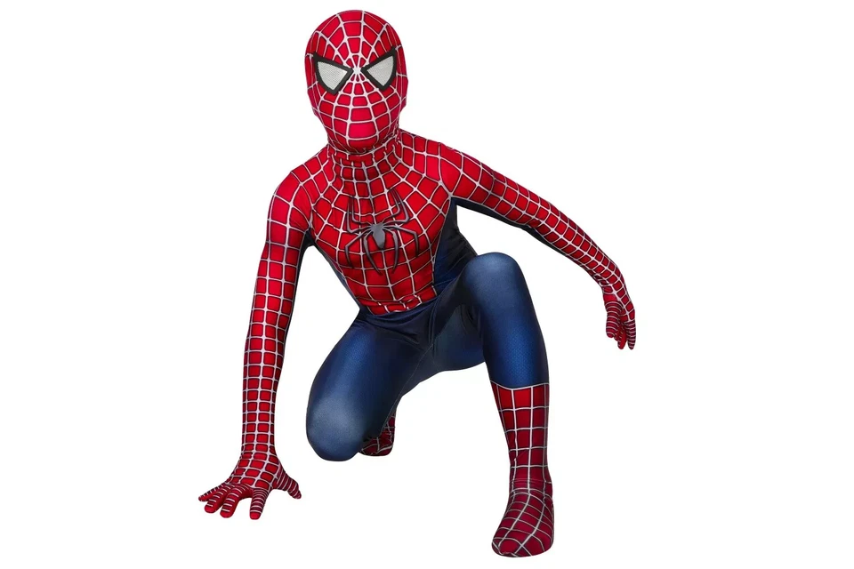 Raimi Spiderman Niños Juegos con disfraces Mono Niños Tobey Cos Body Disfraz de Halloween Foto 4 de 4