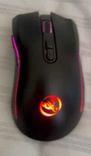 2.4G Wireless HXSJ Mechanical Mouse RGB Gaming Mouse Ergonomic 