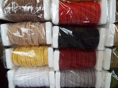 1M- Silky Scroll Braid for Blinds Costume Upholstery Furnishing Gimp Trim-10mm