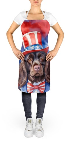 Boykin Spaniel Patriotic American Apron - Picture 2 of 7