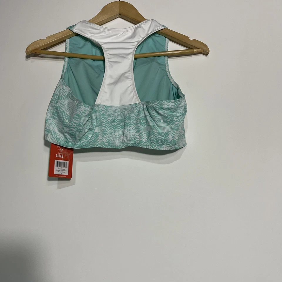 Top de baño Soybu para mujer mediano Curazaoa corto Mirage traje de baño Top M Foto 4 de 4