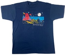 Vintage San Francisco T-Shirt Adult XL Golden Gate Bridge Single Stitch 1993