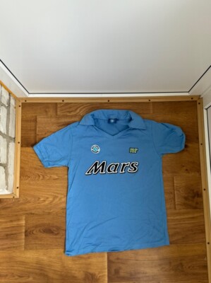 SSC Napoli 1987/1988 Classic Retro Maradona 10 Home Jersey Size M
