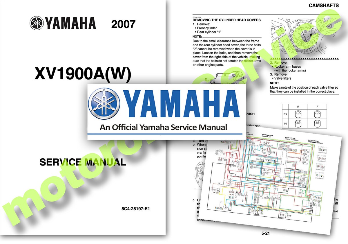 Yamaha XV1900 MIDNIGHT STAR Service Manual - Workshop Manual 2007 