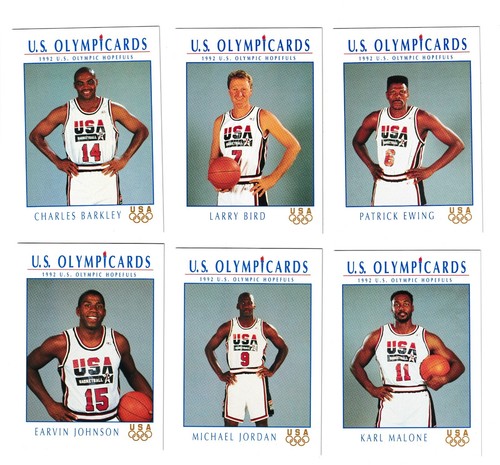 1992 US OLYMPIC DREAM TEAM IMPEL 11 CARD LOT ~ MICHAEL JORDAN ~ BIRD 