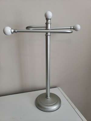 Hand Towel Stand Free Standing Holder Countertop Bathroom